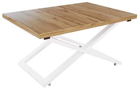 Разтегателна маса с повдигащ механизъм ВАЛЕНСИЯ - Дъб Вотан