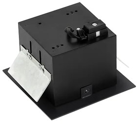 Модерен вграден прожектор черен регулируем - Oneon 70