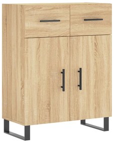 828007 vidaXL Сайдборд, дъб сонома, 69,5x34x90 см, инженерно дърво