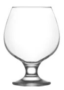 Стъклена чаша на столче за коняк / алкохол 390мл MIS 568 - Lav