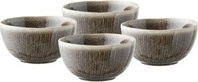 Сиво-бежови глинени купички в комплект 4 бр. за супа 1 l Viola – House Nordic