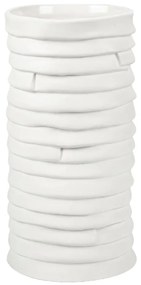 Бяла порцеланова ръчно изработена ваза Ribbon - Mette Ditmer Denmark