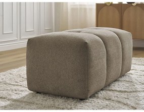 Бежова шенилова табуретка Roxelane – Bobochic Paris