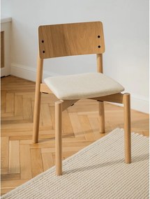 Трапезен стол за подреждане от декор от дъб в естествен цвят Wem – noo.ma