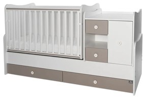 LORELLI Classic Трансформиращо се легло-люлка 190/72 см. MINI MAX БЯЛО/STRING