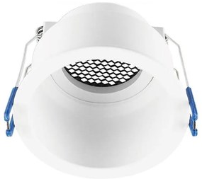 Вградено осветително тяло GU10 Ø 9 см, бяло