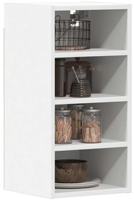 854166 vidaXL Висящ шкаф "Рига" бял 30x29,5x60 см, инженерно дърво