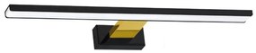 LED осветление за огледало за баня SHINE LED/13,8W/230V 60 см IP44 черно/златисто