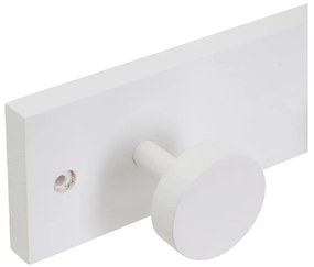 Бяла стенна закачалка от масивен бор 40 cm Anillos – Casa Selección