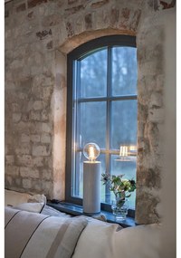 Сива настолна лампа (височина 28 cm) Legna – Markslöjd