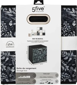 Кутия за съхранение 5five Mix & Modul Decor 3, Нетъкан текстил, 31x31 cm