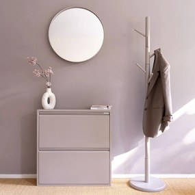 Сиво-бежов метален шкаф за обувки Billy - Spinder Design