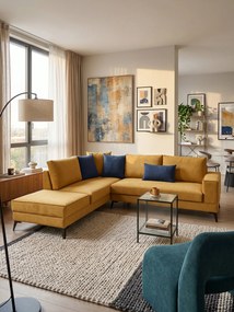 Ъглов диван Rosto-Mustard-Right