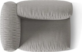 Светлосив модул за диван (ляв ъгъл) Martina – Micadoni Home