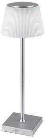 Rabalux 76013 - LED регулируема настолна лампа TAENA 4W/3,7V IP44 сребриста