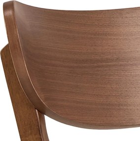 Кафяв трапезен стол Roxby – Actona