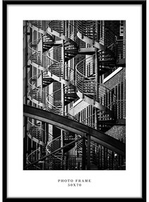 Черна стенна рамка , 53 x 73 cm Floryda - Styler