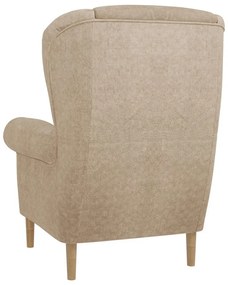 Светлокафяво кресло крило Swan – Ropez