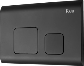 Комплект стелаж за вграждане с бутон Rea F Black