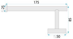 Поставка за тоалетна хартия 6611 Modern Brush Gold