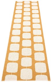 Пътека за открито и закрито в цвят жълта охра и крема 70x300 cm Sten Ochre – Pappelina