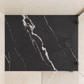 Корито за душ кабина Magnum CARRARA BLACK 80x100