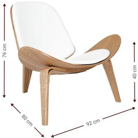 Фотьойл Edgar-бял