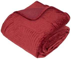 Шалте atmosphera Delia, Велур, 240x260 cm - Червен