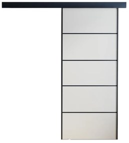 Плъзгаща врата REMTA 100, 100x205, бял