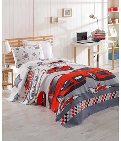Детска памучна покривка за легло Eponj Home Cars, 160 x 235 cm Crazy - Mijolnir