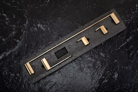 Комплект аксесоари за баня Mati Brush Gold  4 части