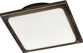 TRIO - LED димируемо таванно осветително тяло DENVER LED/20W/230V патина