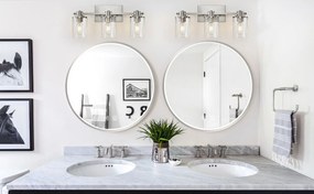 Огледало LED 50cm MMJ BRUSH SILVER