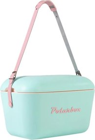 Хладилна чанта Polarbox Pop, 12 литра, AIRPOP полистирол, 5-15C до 24 часа, Син/Розов