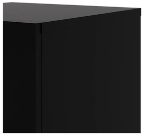 Черно нощно шкафче Pepe - Tvilum