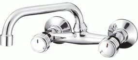 Смесител за кухня КУИК ICF 5015873 7120, месингов, хром, 15х10.6см