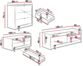 Стенен модул Tireno II