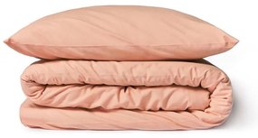 Естествено кафяво спално бельо за двойно легло от измит памук , 200 x 220 cm - Bonami Selection