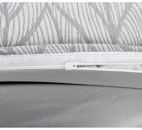 Сиво единично спално бельо от жакард 140x200 cm Florida – My House