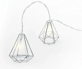 LED крушка в поредица Metal diamond-сребро-С таймер (10) парчета