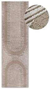Бежова пътека 80x240 cm Bartoux Beige – Elle Decoration