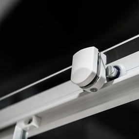 Кабина Devon Flow Corner Entry-100 x 80 см.-Бял