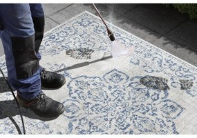 Синьо-кремав килим на открито , 200 x 290 cm Tilos - NORTHRUGS