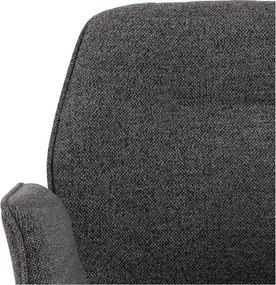 Тъмносив тапициран трапезен стол Aura – Actona