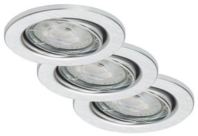 Briloner 7148-039-К-кт 3 бр. LED димируеми лунички за баня GU10/5,5W/230V IP23