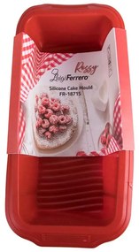 Форма за печене Luigi Ferrero Rossy FR-1871S, Силикон, До 230C, Червен