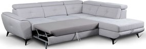Ъглов диван Lionel-Left-Gray