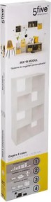 Рафт 5five Mix'n Modul, 8 отделения, MDF, 68x32x134 cm - Сив