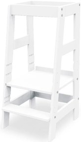 Силно регулируема детска седалка - бяла