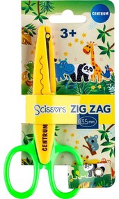 Ножица Centrum zig - zag 80184, За деца, Зиг-заг, Многоцветен